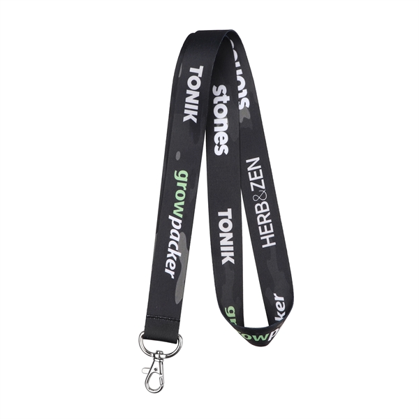 3/4" Full Color Dye Sublimation Lanyard - 3/4" Full Color Dye Sublimation Lanyard - Image 4 of 4