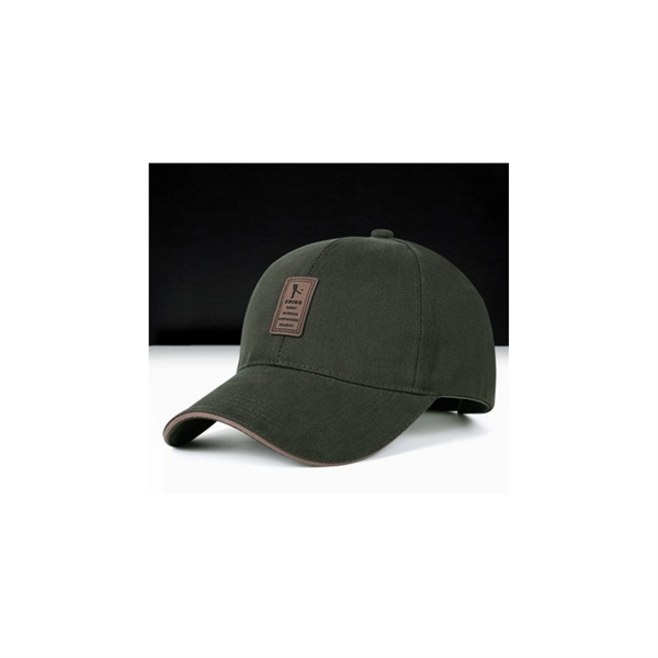 Trucker Golf Hats With Leather Patch - Trucker Golf Hats With Leather Patch - Image 2 of 6