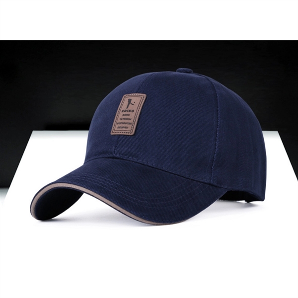 Trucker Golf Hats With Leather Patch - Trucker Golf Hats With Leather Patch - Image 5 of 6