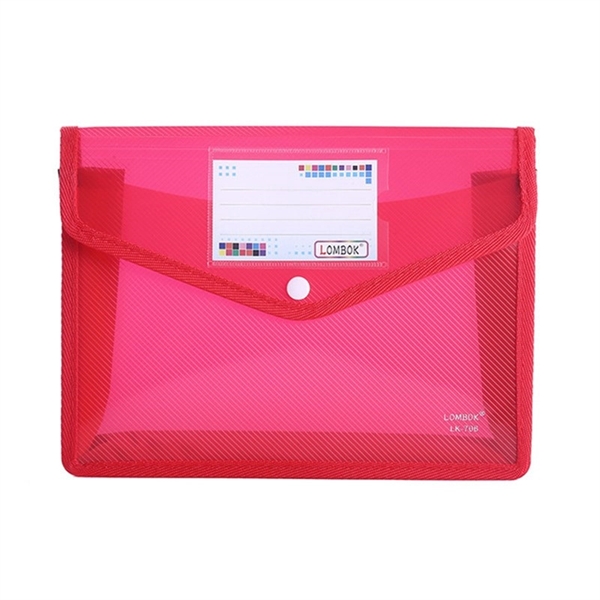 A4 Plastic File Wallet - A4 Plastic File Wallet - Image 2 of 3