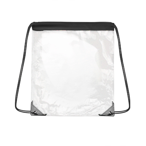 Clear Stadium Drawstring Backpack - Clear Stadium Drawstring Backpack - Image 2 of 10