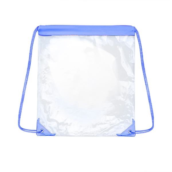 Clear Stadium Drawstring Backpack - Clear Stadium Drawstring Backpack - Image 7 of 10