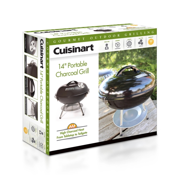 Cuisinart Outdoors® 14" Charcoal Grill - Cuisinart Outdoors® 14" Charcoal Grill - Image 7 of 11