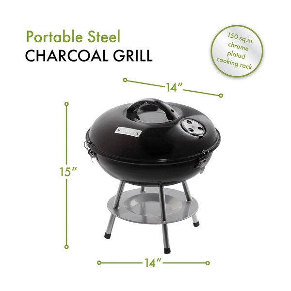 Cuisinart Outdoors® 14" Charcoal Grill - Cuisinart Outdoors® 14" Charcoal Grill - Image 11 of 11