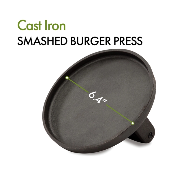 Cast Iron Grill Press the Burger Master for smashed Burgers, Gift