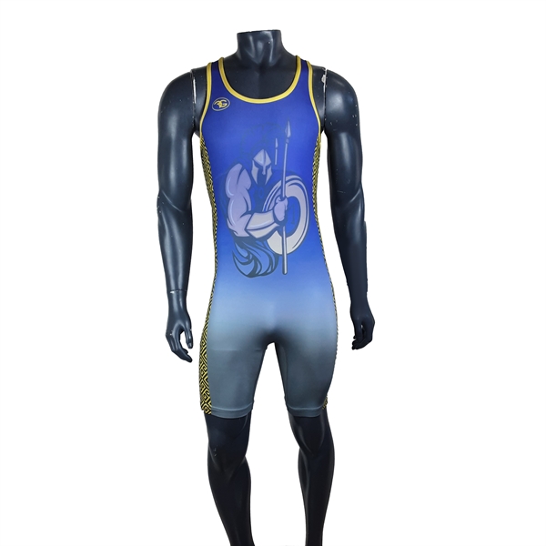 Boy's Custom Full-Dye Wrestling Singlet - Boy's Custom Full-Dye Wrestling Singlet - Image 0 of 1