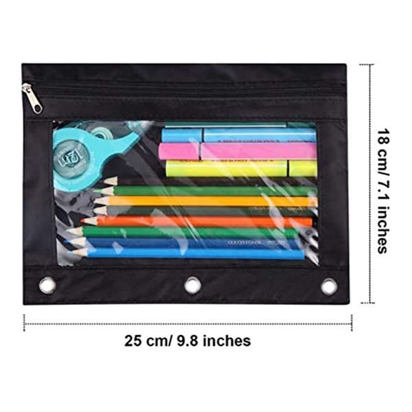 3 Holes Pencil Pouch - 3 Holes Pencil Pouch - Image 1 of 3