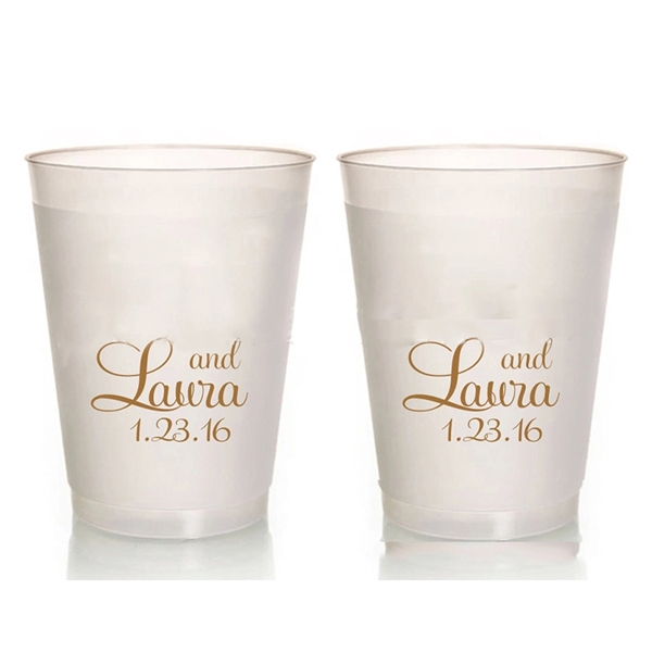 12 Oz. Frosted Plastic Beverage Cup - 12 Oz. Frosted Plastic Beverage Cup - Image 1 of 5