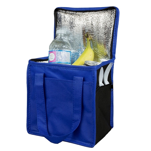 8"W x 8-1/2"H x 6"Gusset - "SUPER FROSTY" Insulated Food Del