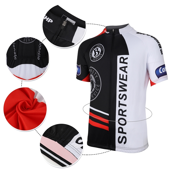 Full Dye Sublimation Short Sleeve Custom Cycling Jersey - Full Dye Sublimation Short Sleeve Custom Cycling Jersey - Image 1 of 2
