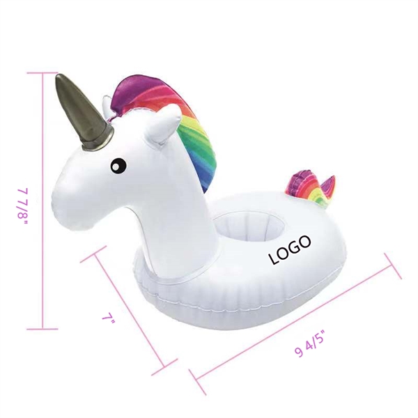 inflatable unicorn cup holder