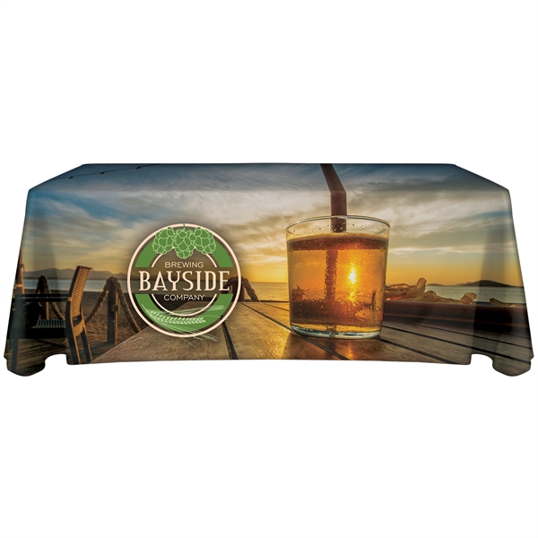 6' Customized Throw Style Table Cover - 6' Customized Throw Style Table Cover - Image 1 of 8