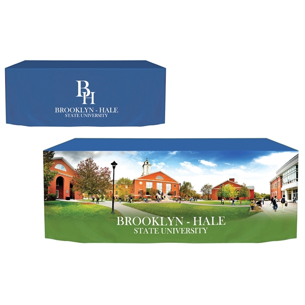 6' Customized Fitted Table Cover - 6' Customized Fitted Table Cover - Image 0 of 8