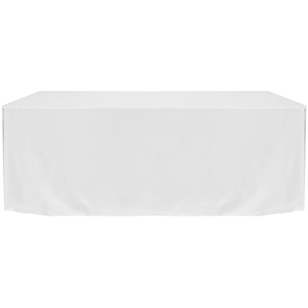 6' Customized Zipper Back Fitted Table Cover - 6' Customized Zipper Back Fitted Table Cover - Image 2 of 8