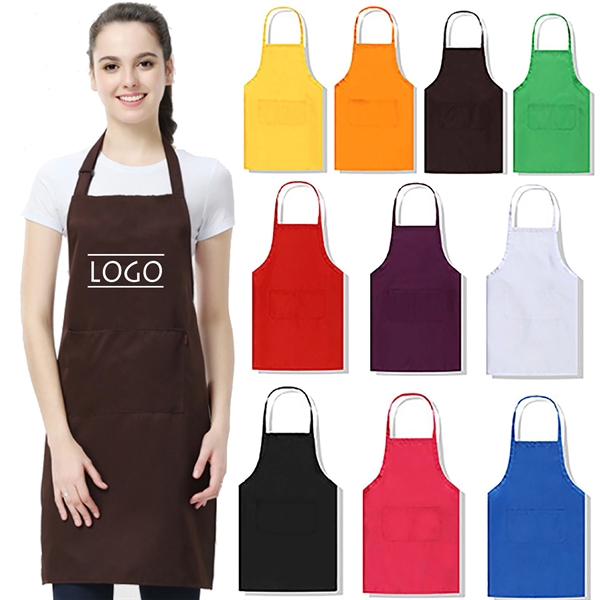 Unisex Apron Bulk With 2 Roomy Pockets - Unisex Apron Bulk With 2 Roomy Pockets - Image 0 of 3