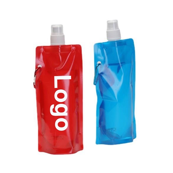 Sports Folding Water Bottle - Sports Folding Water Bottle - Image 0 of 2