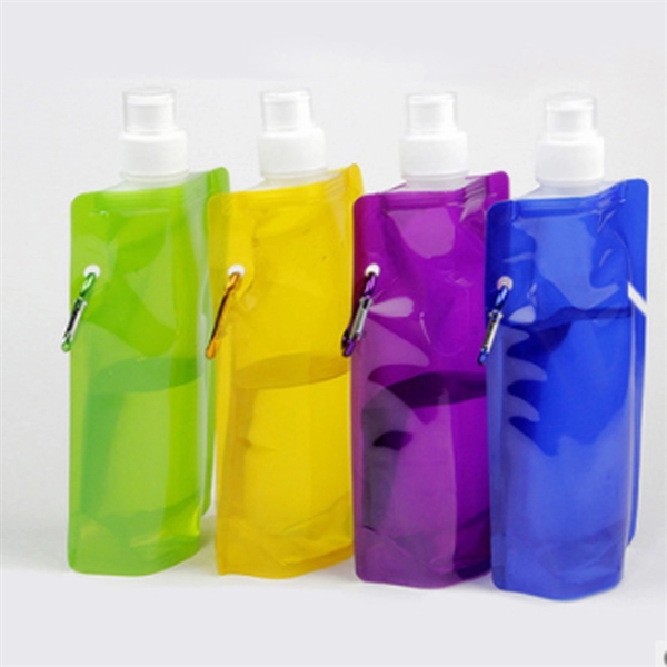 Sports Folding Water Bottle - Sports Folding Water Bottle - Image 1 of 2
