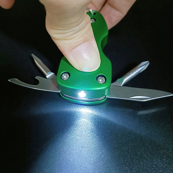 Essential Multifunctional Pocket Tool Keychain With Light - Essential Multifunctional Pocket Tool Keychain With Light - Image 3 of 3