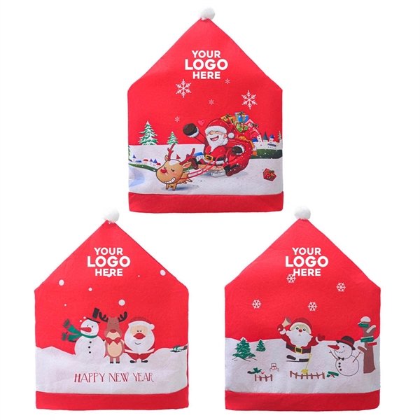 Christmas chair cover non-woven fabric - Christmas chair cover non-woven fabric - Image 0 of 4