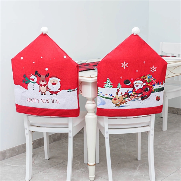 Christmas chair cover non-woven fabric - Christmas chair cover non-woven fabric - Image 2 of 4