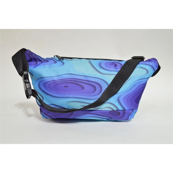 4 Zipper Fanny Pack w/ Full Wrap (12.8" x 5" x 2") - 4 Zipper Fanny Pack w/ Full Wrap (12.8" x 5" x 2") - Image 2 of 4
