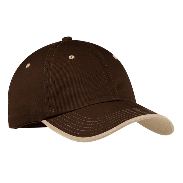 Port Authority Vintage Washed Contrast Stitch Cap. - Port Authority Vintage Washed Contrast Stitch Cap. - Image 0 of 19