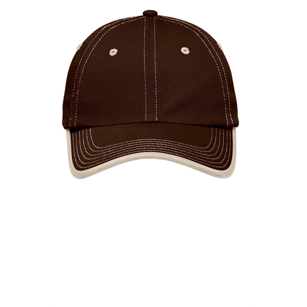 Port Authority Vintage Washed Contrast Stitch Cap. - Port Authority Vintage Washed Contrast Stitch Cap. - Image 16 of 19