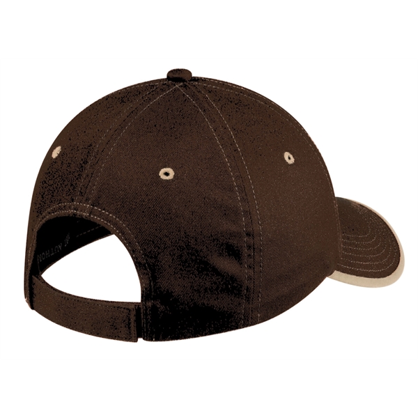 Port Authority Vintage Washed Contrast Stitch Cap. - Port Authority Vintage Washed Contrast Stitch Cap. - Image 1 of 19