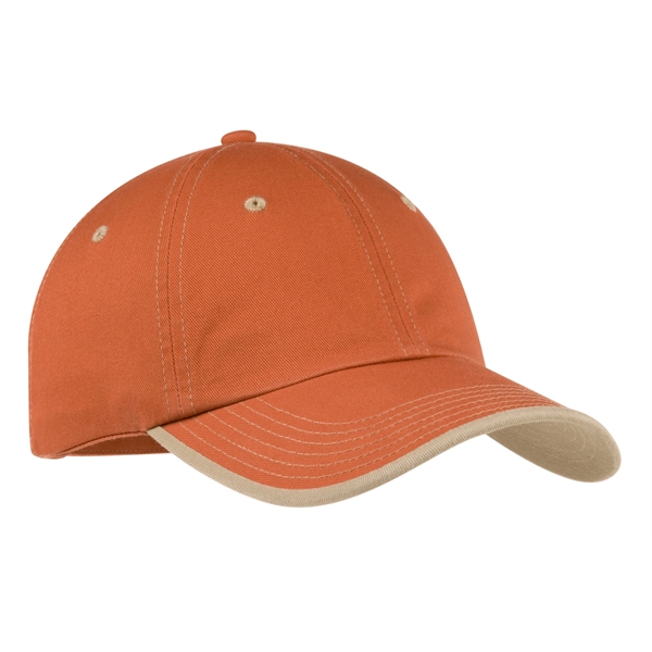 Port Authority Vintage Washed Contrast Stitch Cap. - Port Authority Vintage Washed Contrast Stitch Cap. - Image 4 of 19