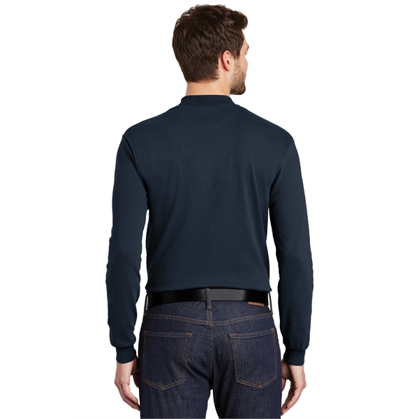 Port Authority Interlock Knit Mock Turtleneck. - Port Authority Interlock Knit Mock Turtleneck. - Image 13 of 19