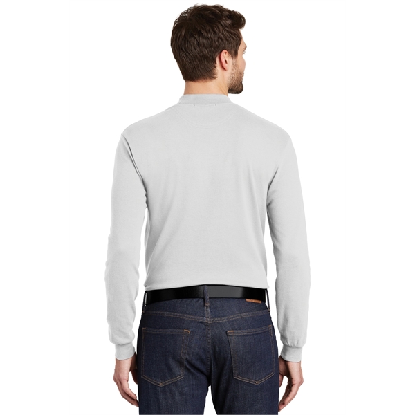 Port Authority Interlock Knit Mock Turtleneck. - Port Authority Interlock Knit Mock Turtleneck. - Image 14 of 19