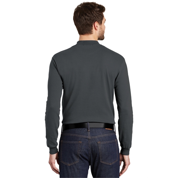 Port Authority Interlock Knit Mock Turtleneck. - Port Authority Interlock Knit Mock Turtleneck. - Image 15 of 19