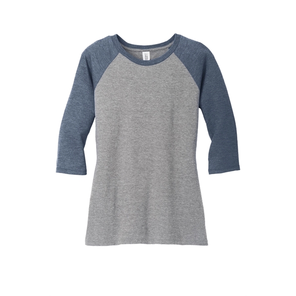District Women's Perfect Tri 3/4-Sleeve Raglan. - District Women's Perfect Tri 3/4-Sleeve Raglan. - Image 29 of 45
