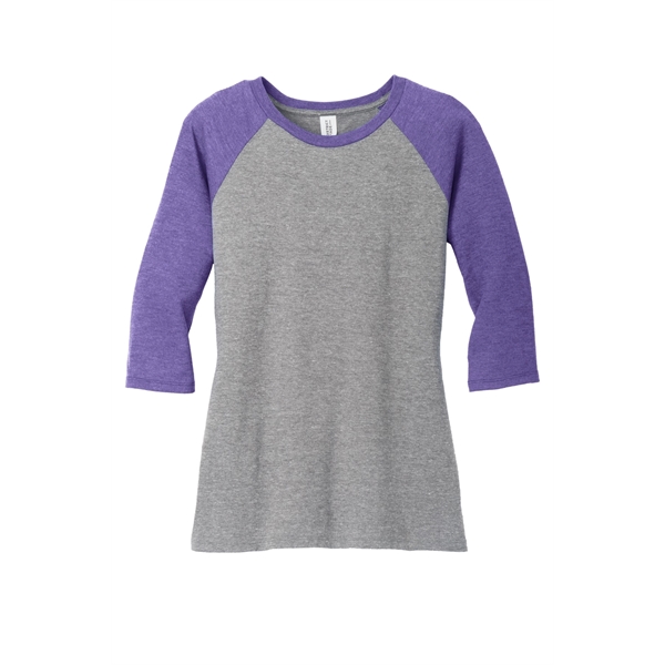 District Women's Perfect Tri 3/4-Sleeve Raglan. - District Women's Perfect Tri 3/4-Sleeve Raglan. - Image 34 of 45