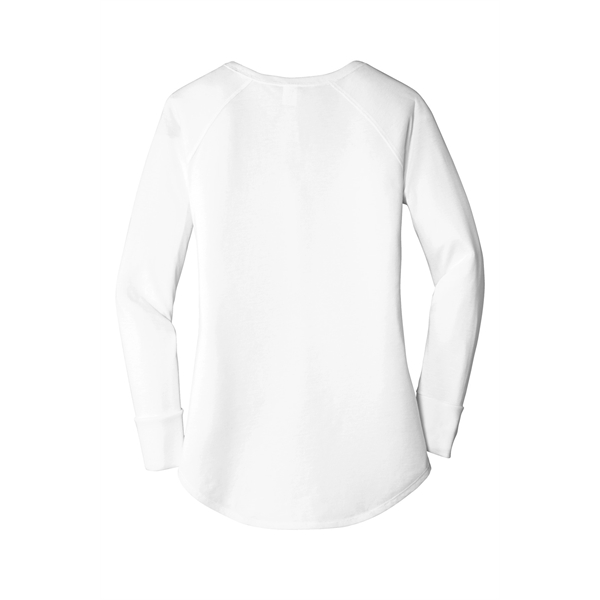 District Women's Perfect Tri Long Sleeve Tunic Tee. - District Women's Perfect Tri Long Sleeve Tunic Tee. - Image 11 of 19