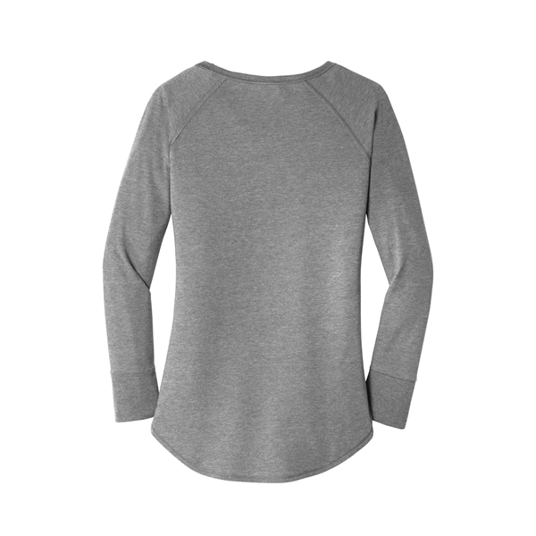 District Women's Perfect Tri Long Sleeve Tunic Tee. - District Women's Perfect Tri Long Sleeve Tunic Tee. - Image 13 of 19