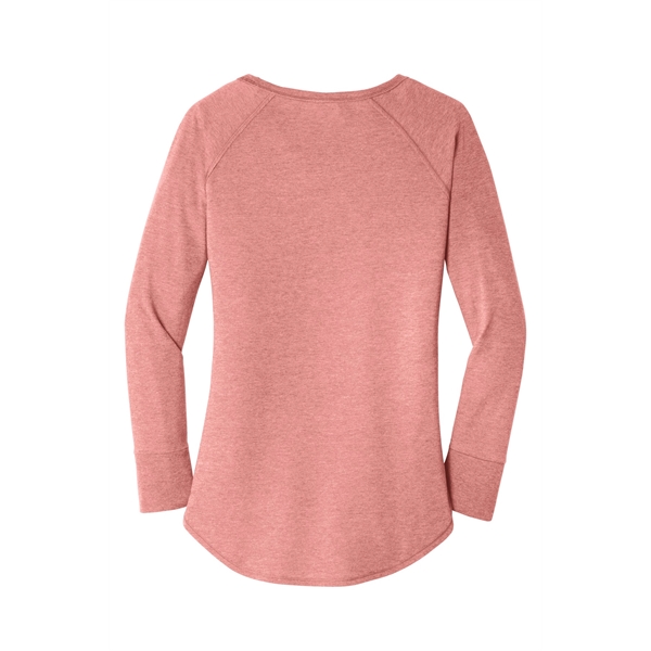 District Women's Perfect Tri Long Sleeve Tunic Tee. - District Women's Perfect Tri Long Sleeve Tunic Tee. - Image 19 of 19