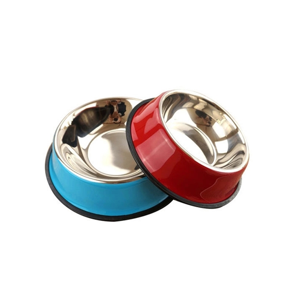7'' Stainless Steel Dog Bowl - 7'' Stainless Steel Dog Bowl - Image 1 of 2