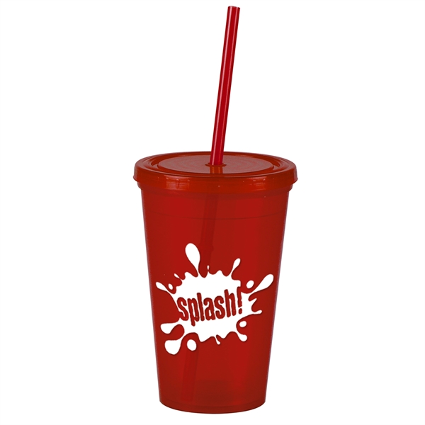 The Pioneer 16 oz Insulated Straw Tumbler - The Pioneer 16 oz Insulated Straw Tumbler - Image 1 of 13