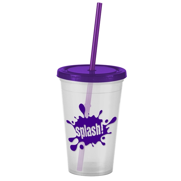 The Pioneer 16 oz Insulated Straw Tumbler - The Pioneer 16 oz Insulated Straw Tumbler - Image 5 of 13