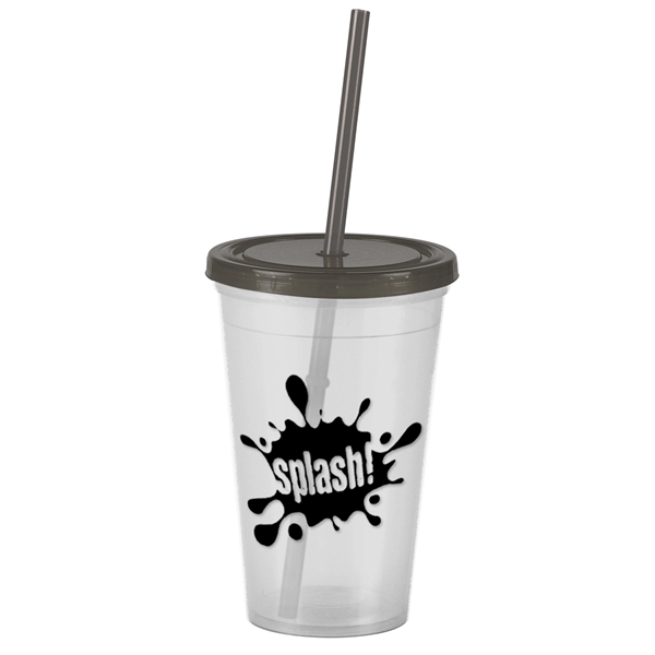 The Pioneer 16 oz Insulated Straw Tumbler - The Pioneer 16 oz Insulated Straw Tumbler - Image 6 of 13