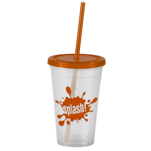 The Pioneer 16 oz Insulated Straw Tumbler - The Pioneer 16 oz Insulated Straw Tumbler - Image 7 of 13