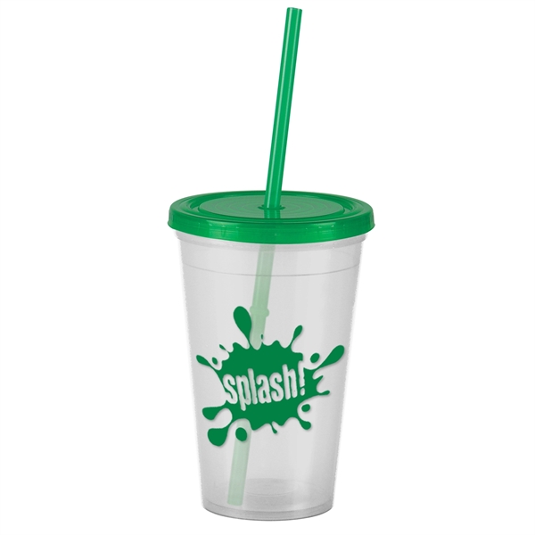 The Pioneer 16 oz Insulated Straw Tumbler - The Pioneer 16 oz Insulated Straw Tumbler - Image 8 of 13