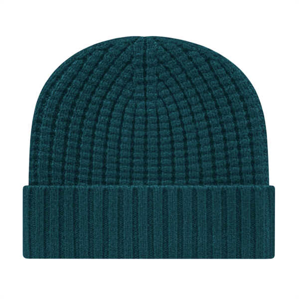 Premium Waffle Knit Cap with Cuff - Premium Waffle Knit Cap with Cuff - Image 1 of 11