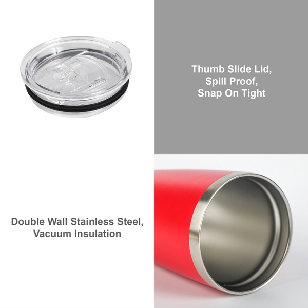 20oz Thermal Stainless Steel Vacuum Tumbler - 20oz Thermal Stainless Steel Vacuum Tumbler - Image 2 of 4