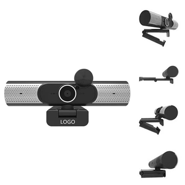1080P Webcam with Microphone, Speaker & Privacy Cover
