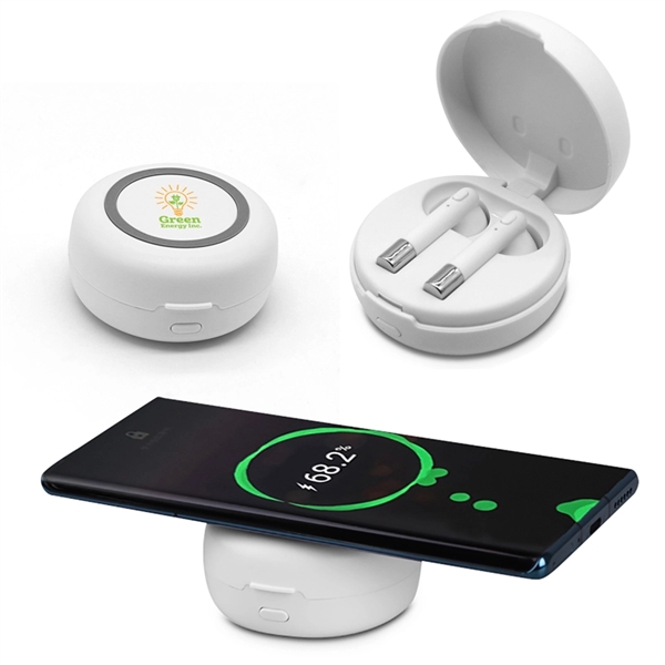Harmony Wireless Earbuds & Charging Pad - Harmony Wireless Earbuds & Charging Pad - Image 0 of 2