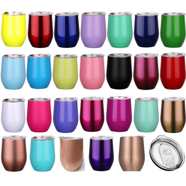12oz Colorful Double Wall Eggshell Cup - 12oz Colorful Double Wall Eggshell Cup - Image 0 of 20