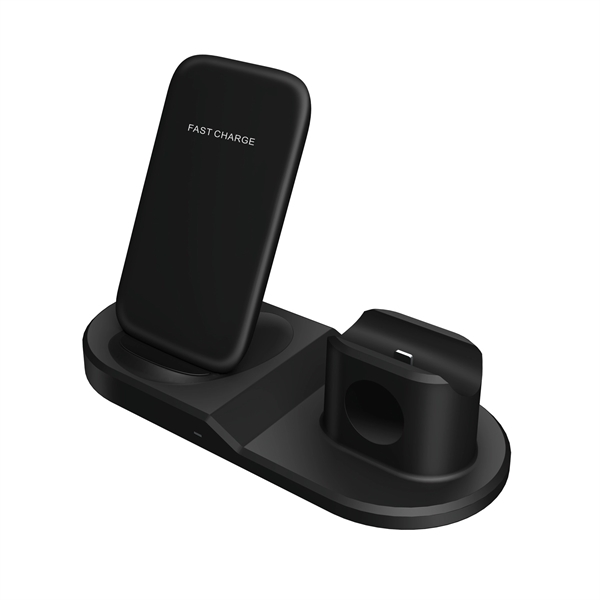 10W 3 in 1 Phone Stand Wireless Charging Charger - 10W 3 in 1 Phone Stand Wireless Charging Charger - Image 1 of 5