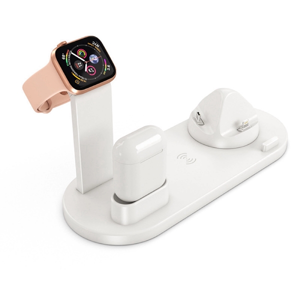 3 in 1 Wireless Charger for Cellphone Watch Earphone - 3 in 1 Wireless Charger for Cellphone Watch Earphone - Image 1 of 5